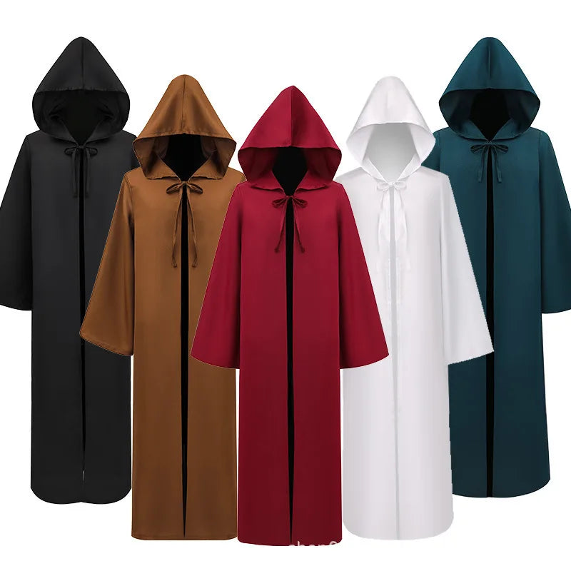 Sorcerer Hooded Robe Cloak Halloween