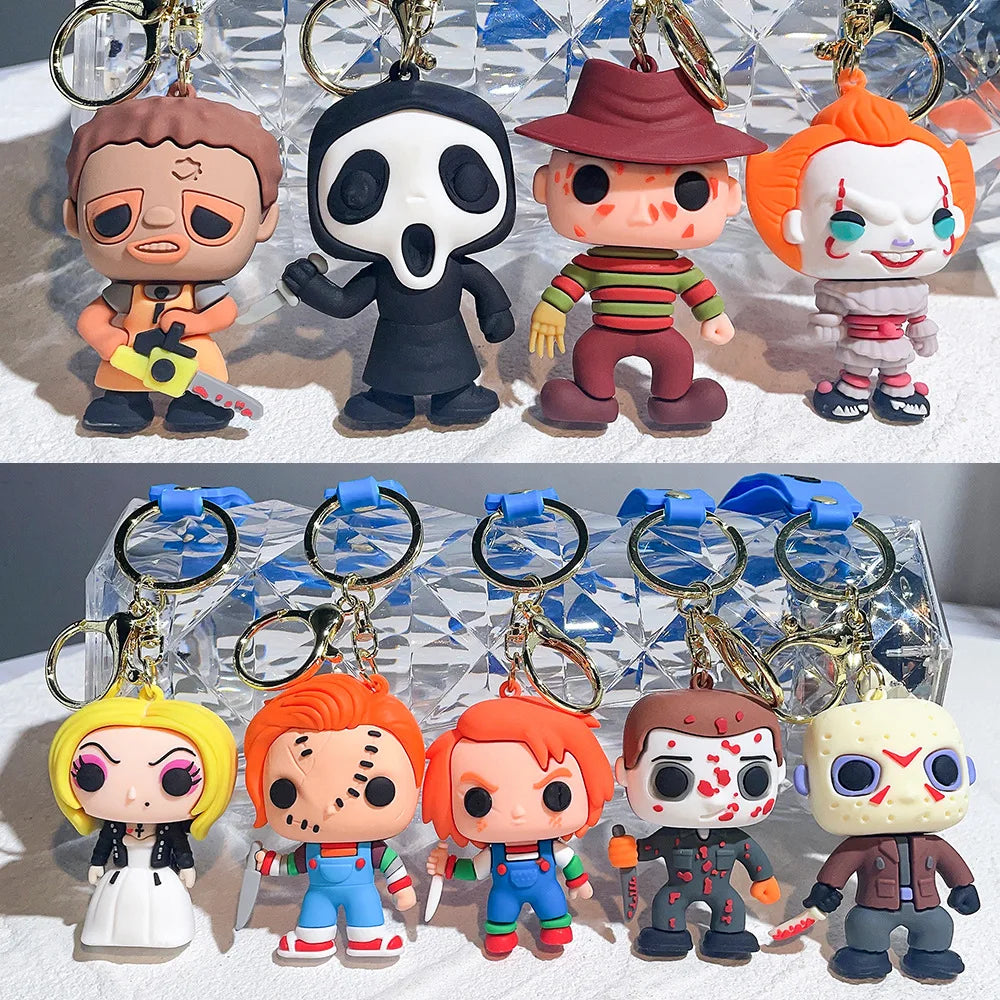 Halloween Scary Ghost Baby Keychains