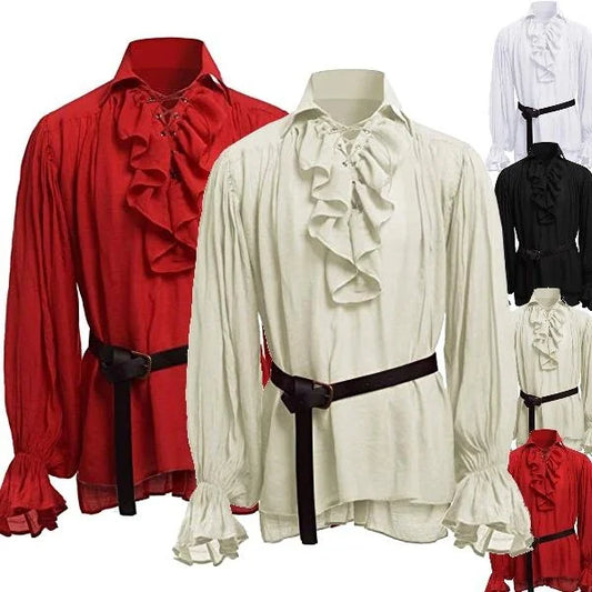 Medieval Renaissance Lacing Up Shirt