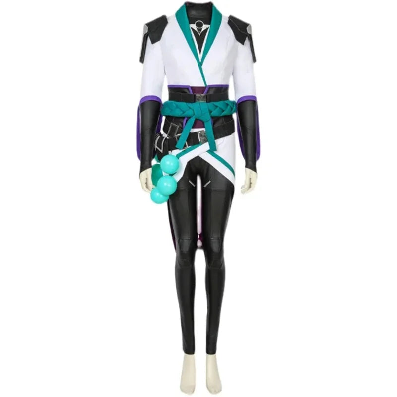 Game Valorant Sage Cosplay Costume Halloween Carnival Party Uniform Costom For Women Men